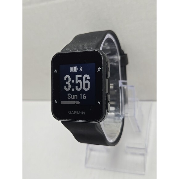 Garmin Forerunner 35 GPS Running Watch HRM Black Bluetooth With Charger - Picture 2 of 11